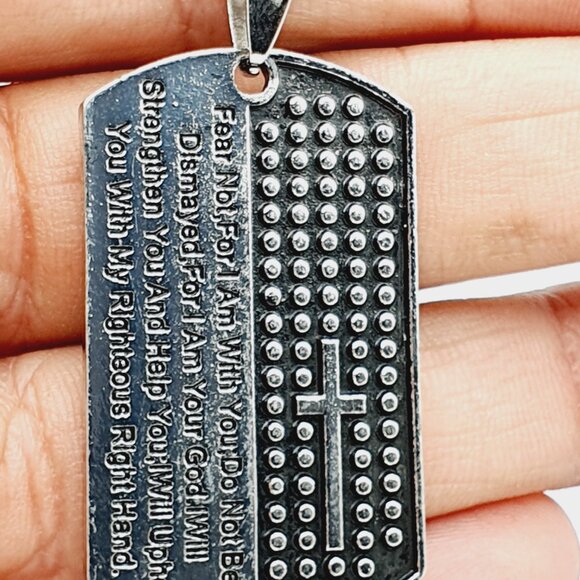 ❤️Soldiers famous Egypt Scripture Necklace, N90201P131 - Picture 4 of 10